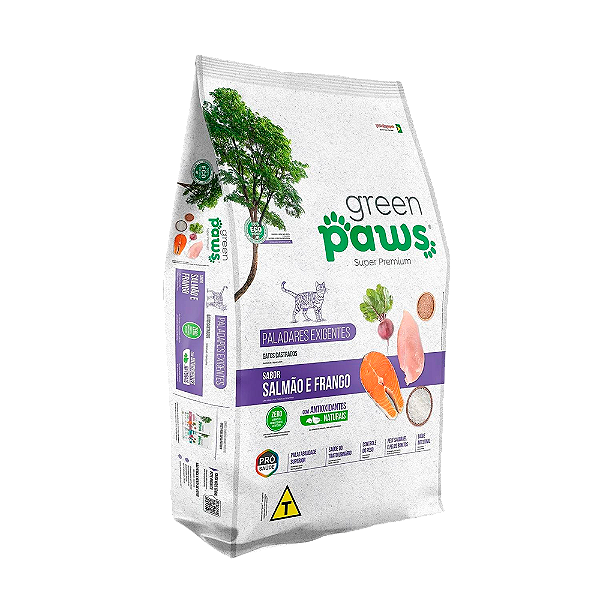 Ração Green Paws Salmão Frango 1,5Kg