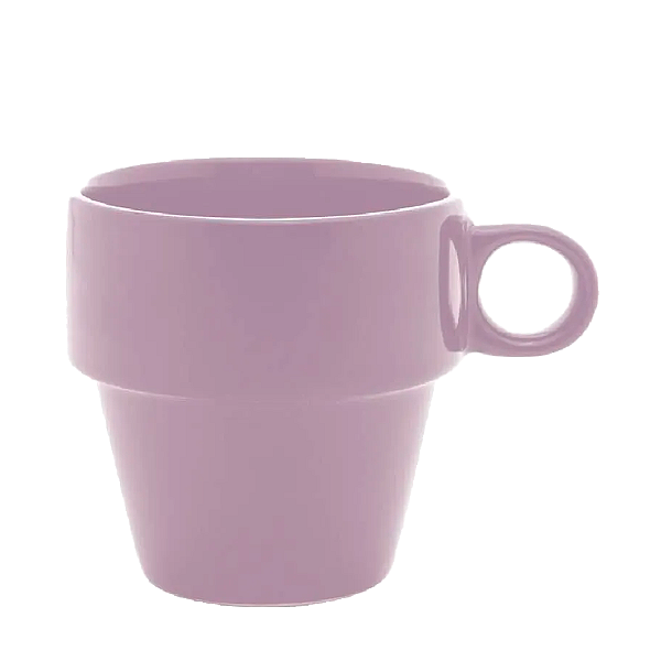 Xícara Lyor Para Café Cerâmica Lilás 210ml