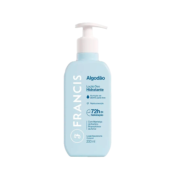 Loção Deo Hidratante Francis Azul 200ml