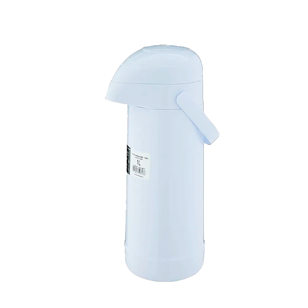 Garrafa Térmica Termolar Magic Pump Branca 1 Litro