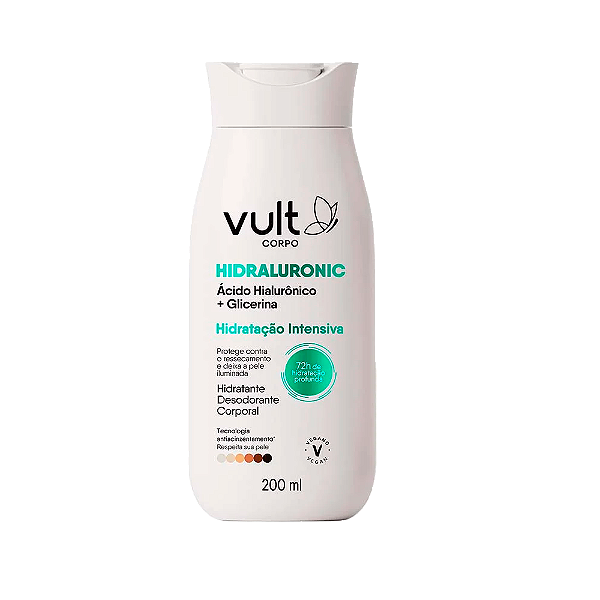 Hidratante Corporal Vult Hialurônico + Glicerina 200ml