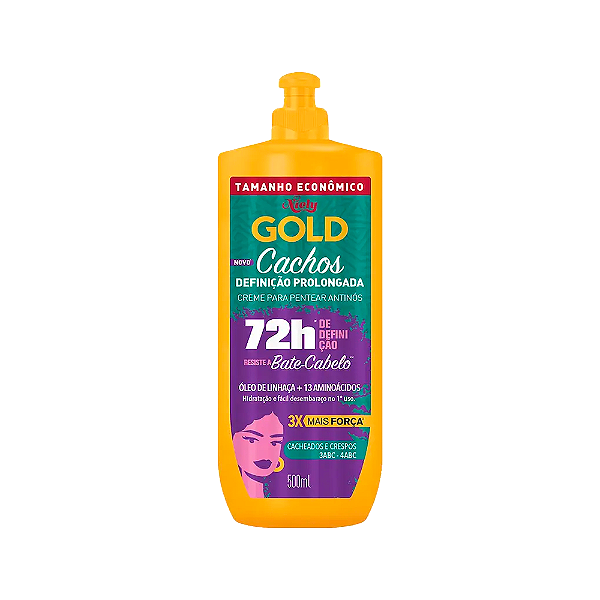Creme De Pentear Niely Gold Cachos 500G
