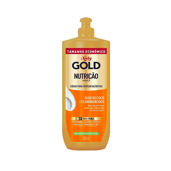 Creme De Pentear Niely Gold Nutrição 500G