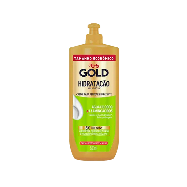 Creme De Pentear Niely Gold Hidratação 500G