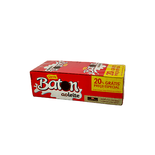 Chocolate Baton Garoto Ao Leite Preço Especial 20% 16G