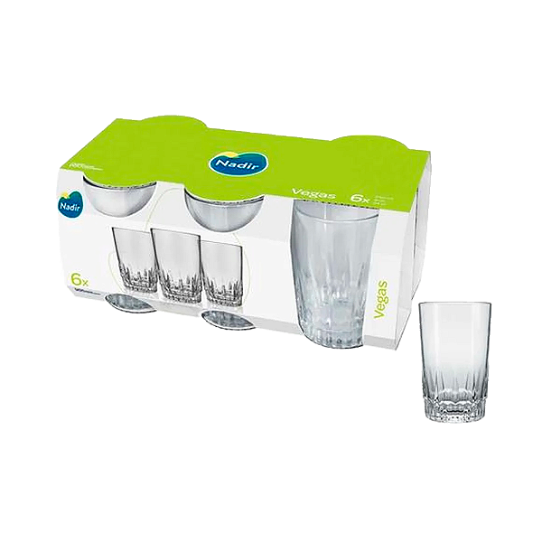 Conjunto De Copos Nadir Com 6 2052 Suco Vegas 240ML
