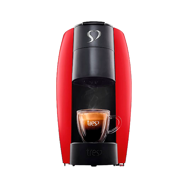 Máquina De Café Três Corações G1 Lov Logo 60HZ Vermelha