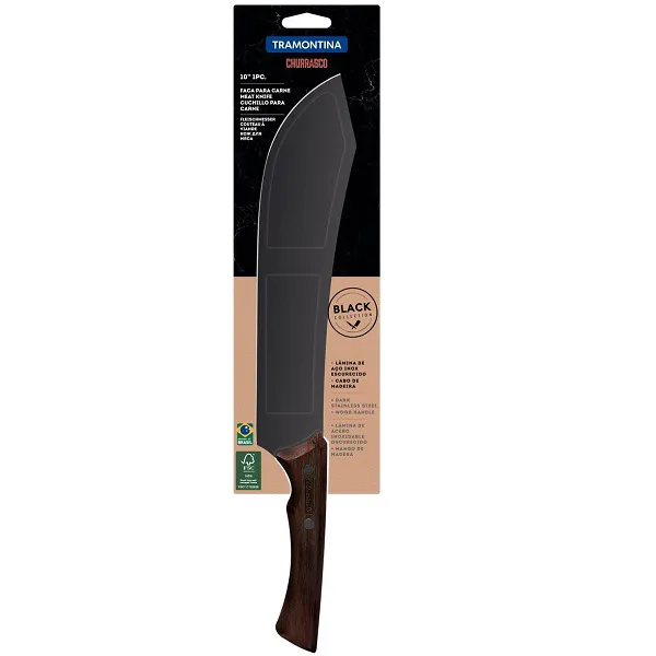 Faca Tramontina Churrasco 10" Black
