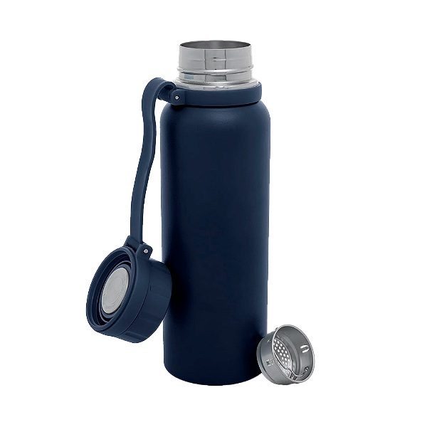 Garrafa Térmica Lyor Explorer Azul 650ml