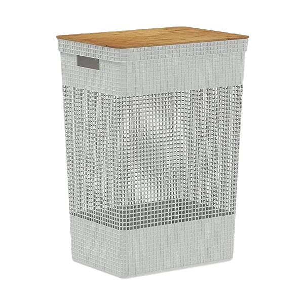 Cesto OU Grid Branco Fosco 49L