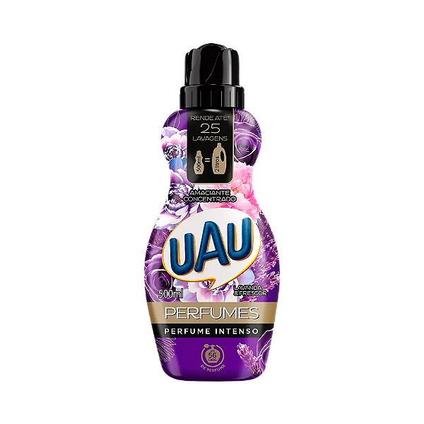 Amaciante Concentrado Uau Lavanda E Frescor 500ml