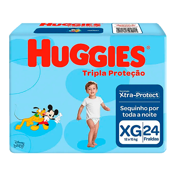 Fralda Huggies Mega XG Com 24