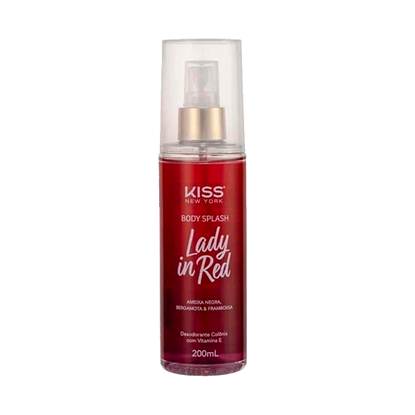 Body Splash Kiss Lady In Red 200ml
