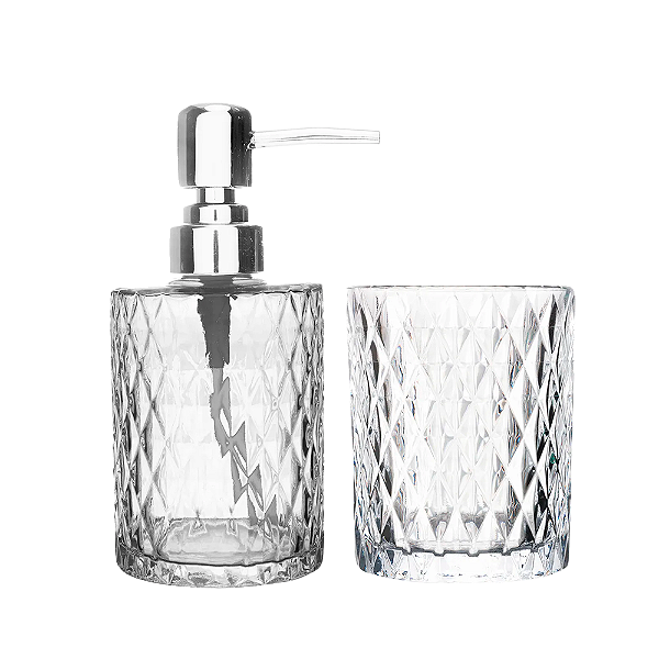 Conjunto Para Banheiro Lyor Com 2 Peças Diamond