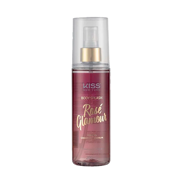 Body Splash Kiss Rose Glamour 200ml