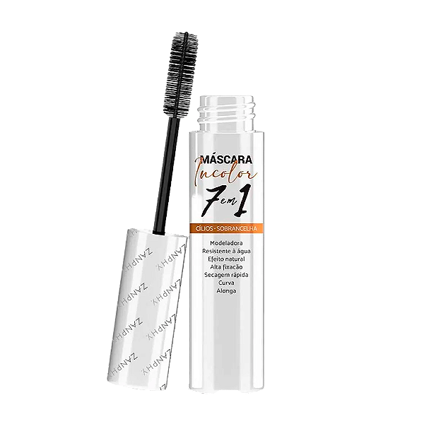 Máscara De Cílios Zanphy 7 Em 1 Incolor  6ml