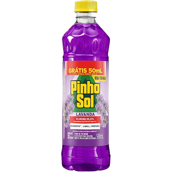 Desinfetante Pinho Sol L+ P- Lavanda 500ml