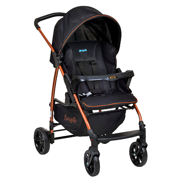 Carrinho Burigotto Ecco Preto Cobre