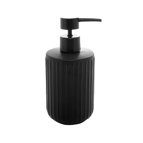 Porta Sabonete Lyor Preto 430ML