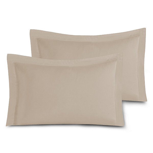 Kit Fronha Appel Charme 2 Peças 50X70 Natural
