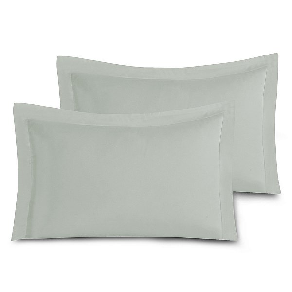Kit Fronha Appel Charme 2 Peças 50X70 Cinza