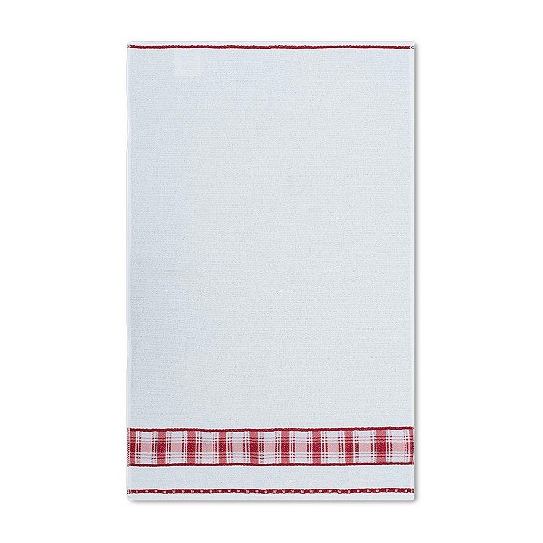 Pano De Copa Appel Gourmet Xadrez 45X68 Vermelho