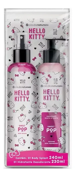 Kit Cia Da Natureza Body Splash + Hidratante Sweet Pop