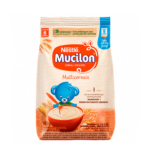 Mucilon Nestlé Multi Cereais 180G