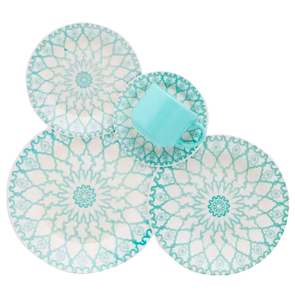 Aparelho De Jantar Oxford 20 Peças Mandala
