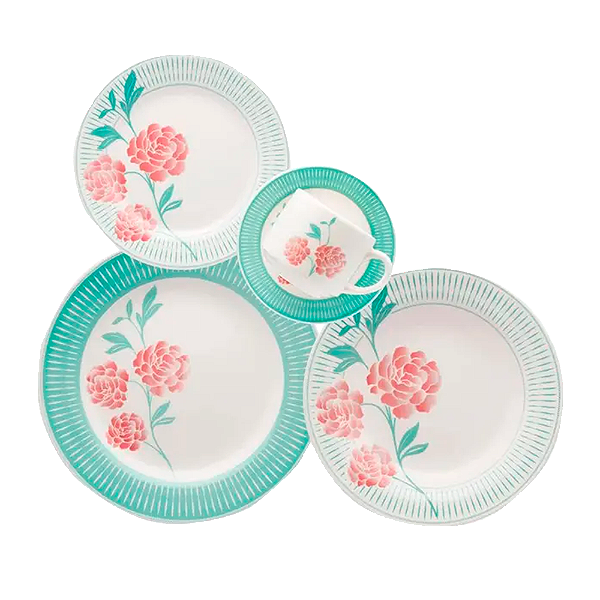 Aparelho De Jantar Oxford 20 Peças Bloom
