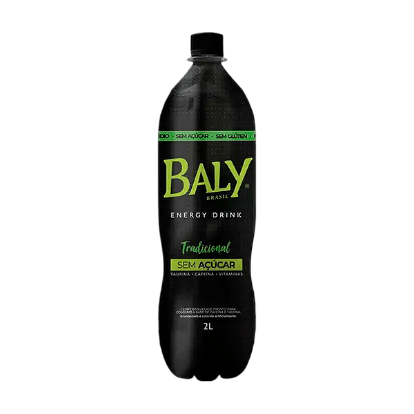 Energético Baly  Tradicional Sem Açúcar 2 Litros