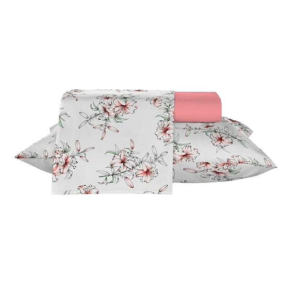 Jogo De Cama Teka 3 Peças Crystal Estampado