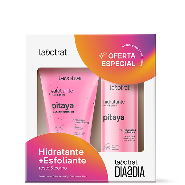 Kit Labotrat Hidratante 190ML + Esfoliante 150G Pitaya