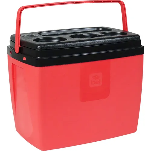 Caixa Térmica Bel 36L Vermelho/Preto
