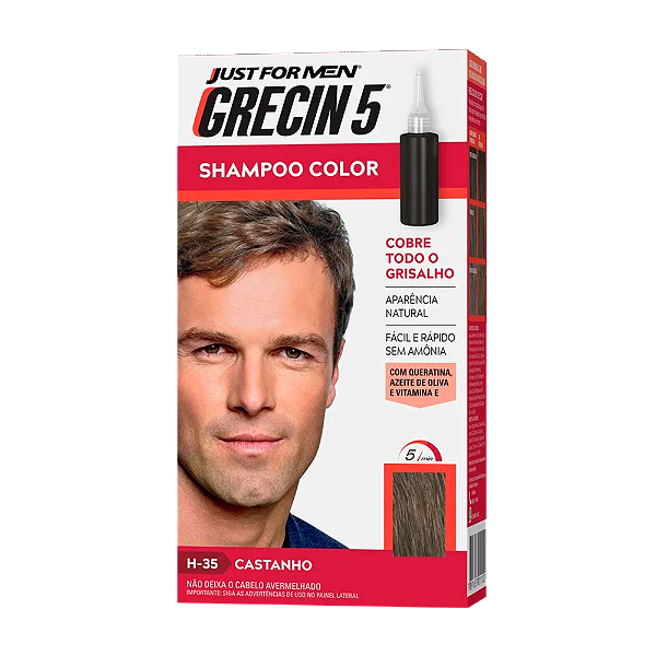 Grecin 5 Shampoo Color Castanho