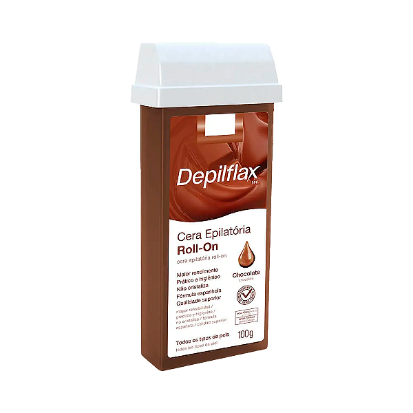 Cera Depil Depilflax Chocolate Refil 100G