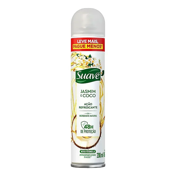 Desodorante Aero Suave Jasmin E Coco 200ML