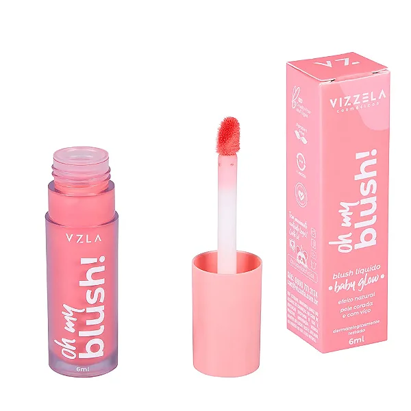 Blush Líquido Vizzela Baby Glow 6ML