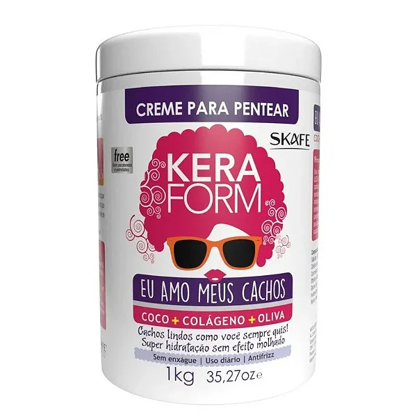Creme De Pentear Keraform Eu Amo Meus Cachos 1KG