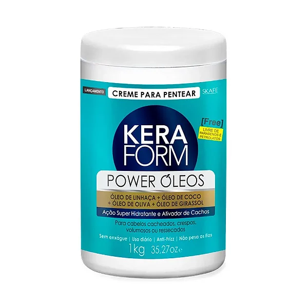 Creme De Pentear Keraform Power Óleos 1KG