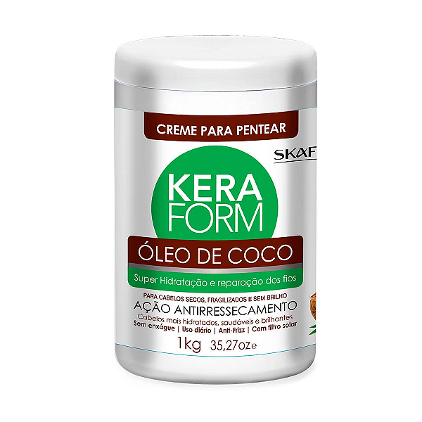 Creme De Pentear Keraform Óleo De Coco 1KG