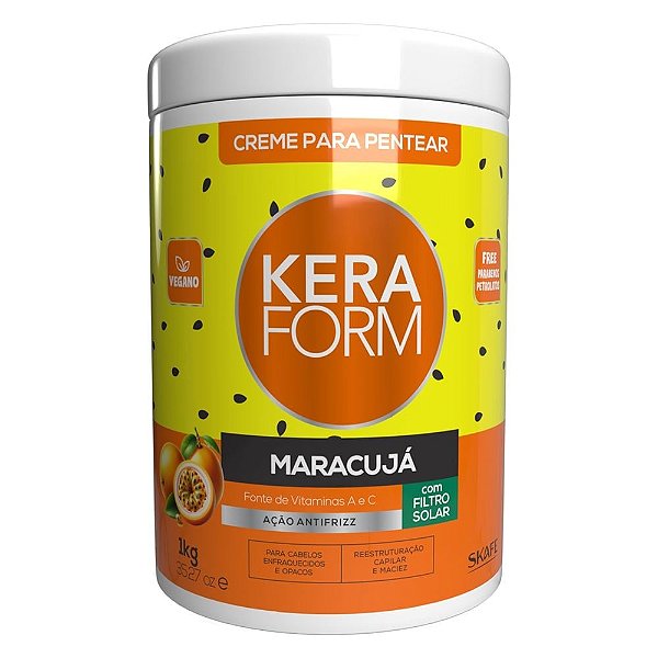 Creme De Pentear Keraform Maracujá 1KG