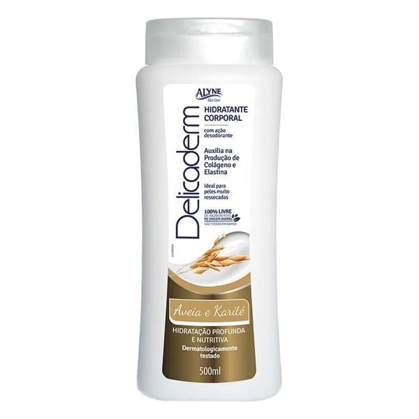 Hidratante Corporal Delicaderm Aveia E Karité 500ML
