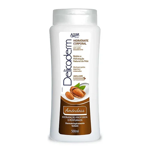 Hidratante Corporal Delicaderm Amêndoas 500ML