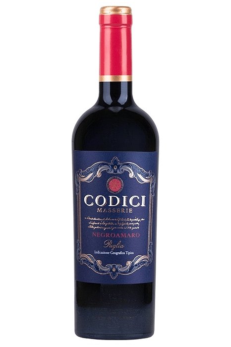 Vinho Codici Negromaro 750ML