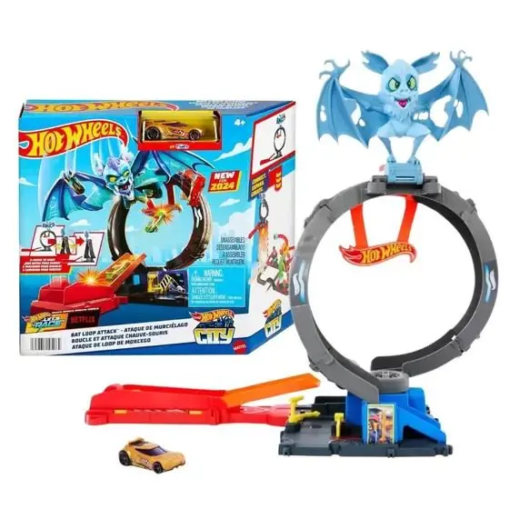 Pista Mattel HTN78 Hot Wheels Morcego