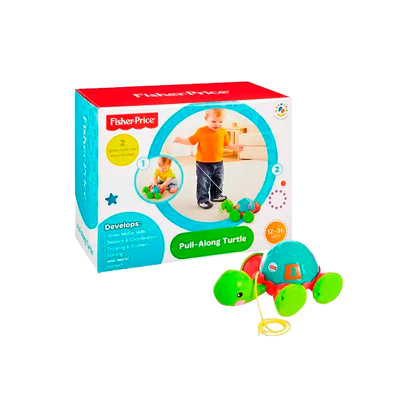 Empurra Tartaruga Mattel Fisher Price