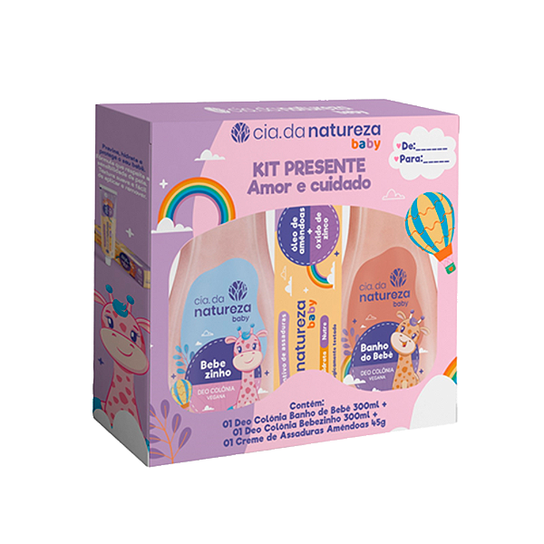 Kit Presente Cia Da Natureza Primeiros Passos