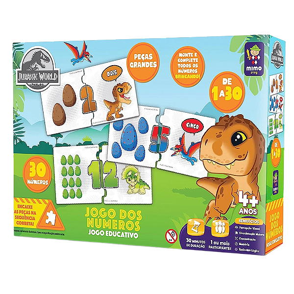 Quebra Cabeça Mimo Toys Jurassic