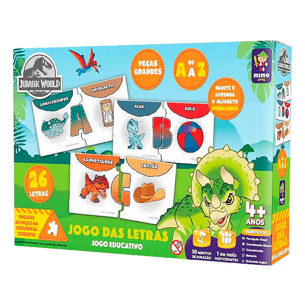 Quebra Cabeça Mimo Toys Jurassic
